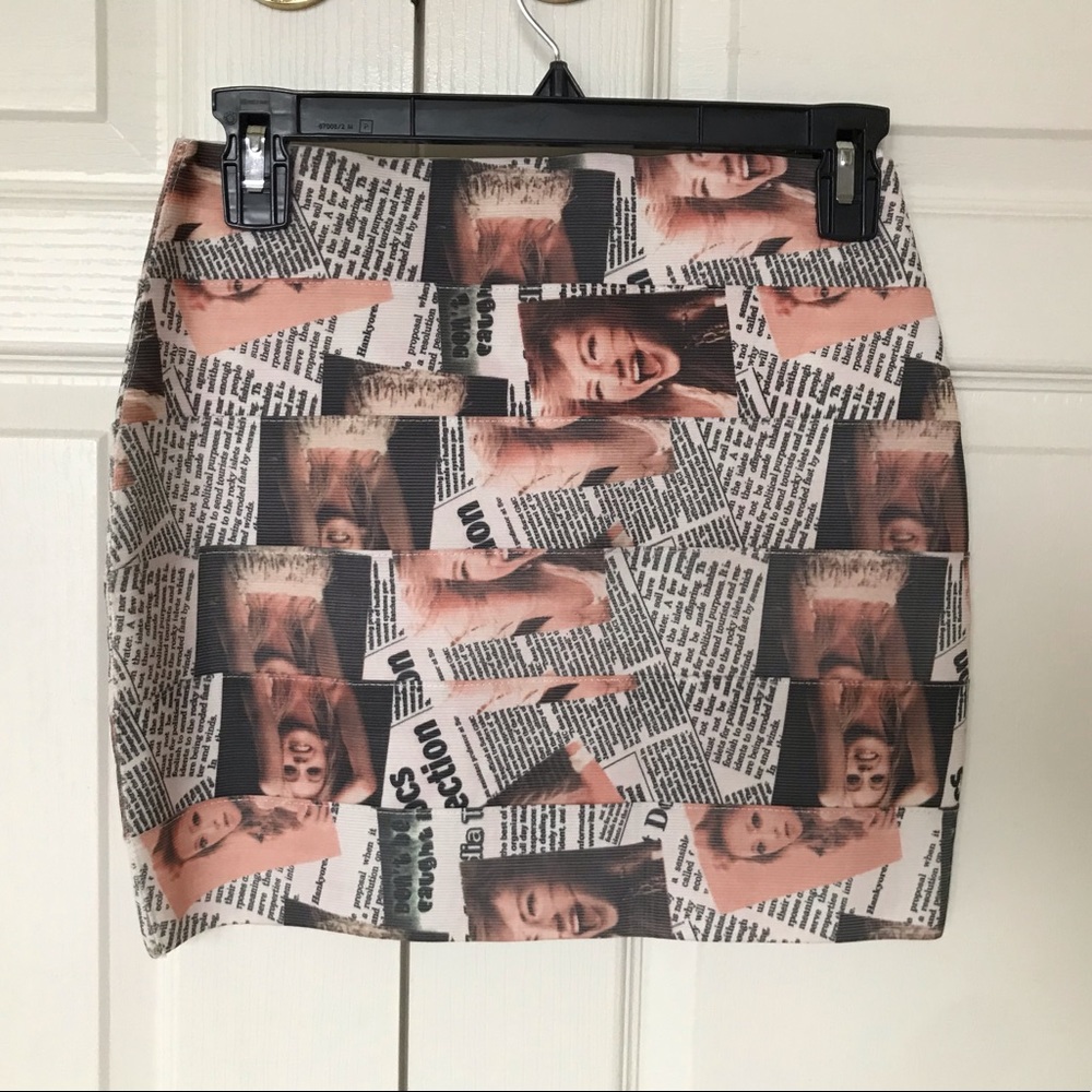 WOW Couture Fashion Scrapbook Bandage Mini Skirt